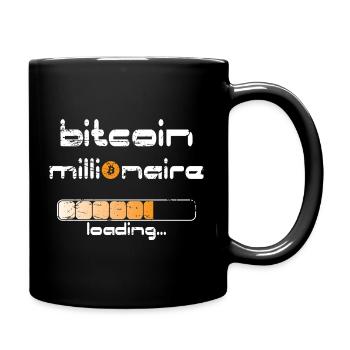 Satoshi Nakamoto Bitcoin Crypto Erfinder - Tasse einfarbig - Schwarz - Rechts