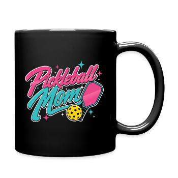 Joueuse de Pickleball Mom Paddle Sport - Mug uni - noir - Droite