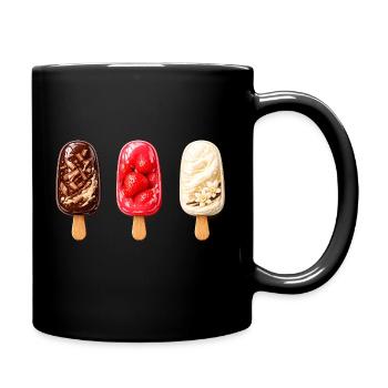 Threesome Popsicles Trio - Full Colour Mug - black - Right