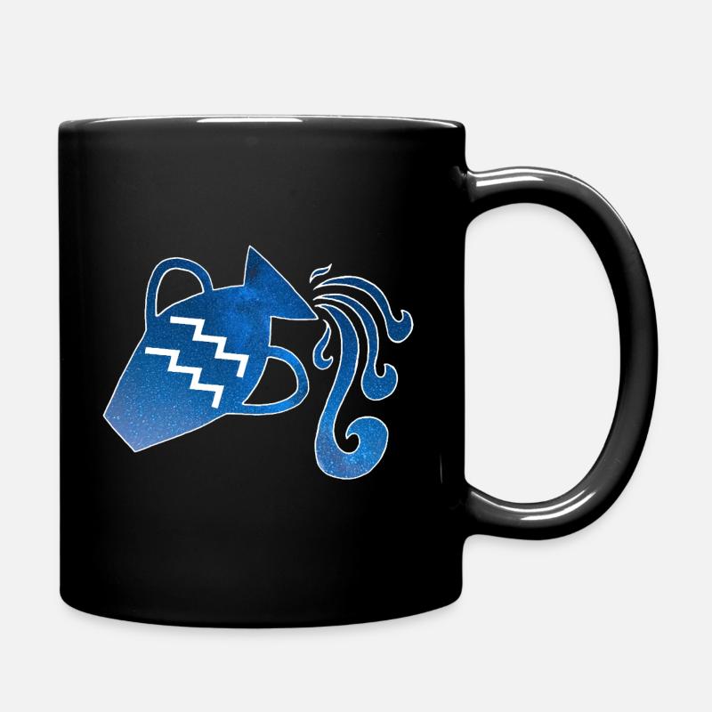 Verseau et univers - Mug uni - noir