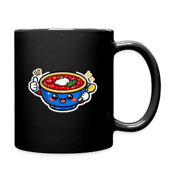 Ukraine Design Ukraine Flag Sunflower Wheat Map - Tasse einfarbig - Schwarz - Rechts