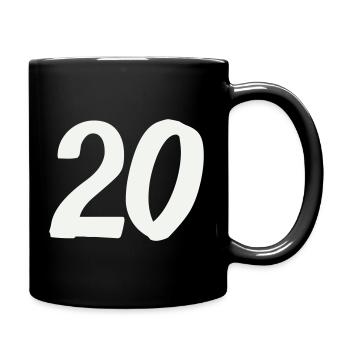 20 - Tasse einfarbig - Schwarz - Rechts
