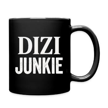 DIZI Junkie Türkisch Türke Türkei Sprüche - Tasse einfarbig - Schwarz - Rechts