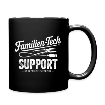 Familien-Tech Support Icon - Full Colour Mug - black - Right