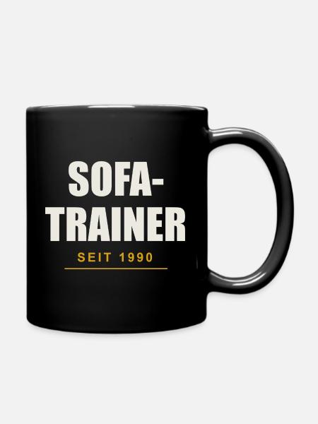 Sofa Trainer Seit 1990 - Tasse einfarbig - Schwarz