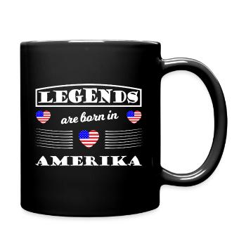 Legends from America - Full Colour Mug - black - Right