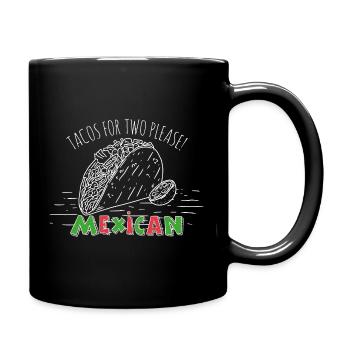 Tacos, cuisine mexicaine - Mug uni - noir - Droite