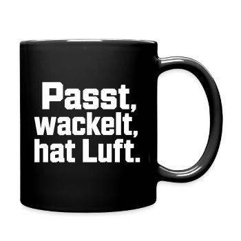 Fits Wobbles Has Air Saying Artisan Humor - Full Colour Mug - black - Right