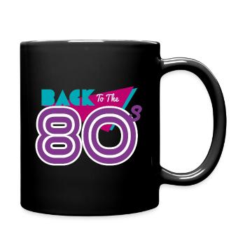 back to the 80s - Full Colour Mug - black - Right