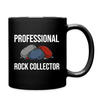 Professional Stones Collector Gift Geology - Full Colour Mug - black - Right