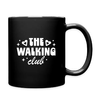 Walking club girls walk group - Full Colour Mug - black - Right