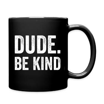 Tag der Solidarität und des Bewusstseins für die E - Tasse einfarbig - Schwarz - Rechts