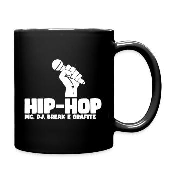Hip Hop Microphone Power - Full Colour Mug - black - Right