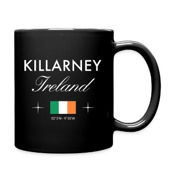 Killarney Coordonnées Irlande Souvenir de voyage - Mug uni - noir - Droite