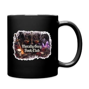 Morally Grey Book Club - Full Colour Mug - black - Right