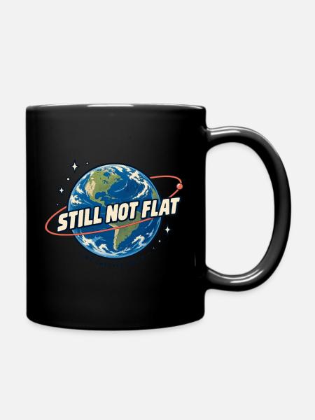 Immer noch rund - Tasse einfarbig - Schwarz