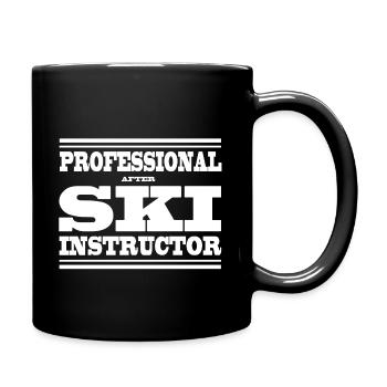 SKI INSTRUCTOR - Full Colour Mug - black - Right