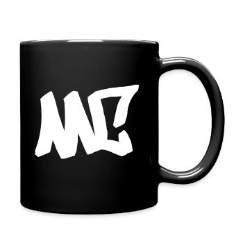 MC - HipHop, Rap, Graffiti - Tasse einfarbig - Schwarz - Rechts