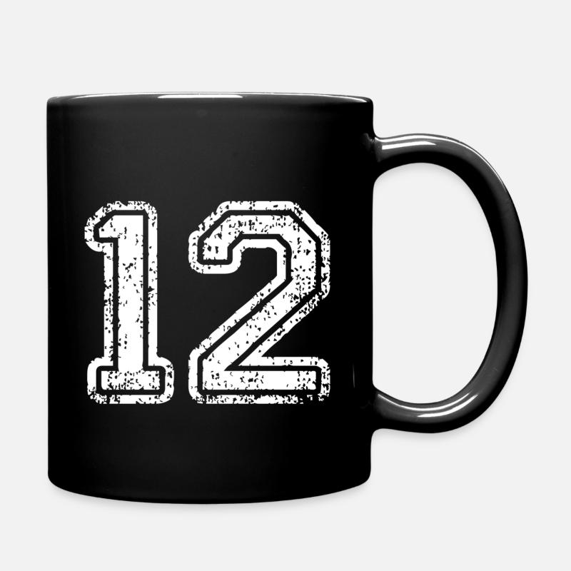 12 - Tasse einfarbig - Schwarz