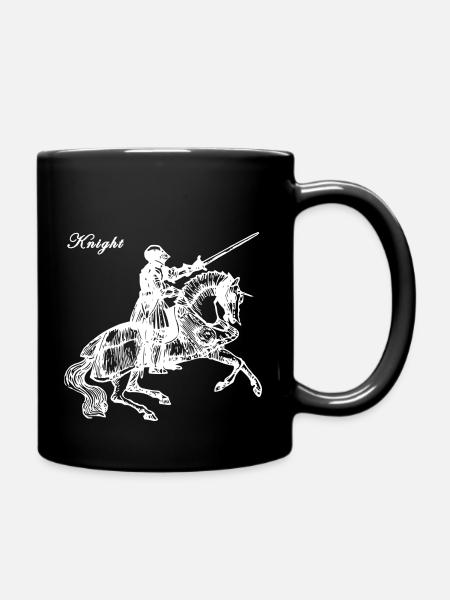 Ritter - Tasse einfarbig - Schwarz