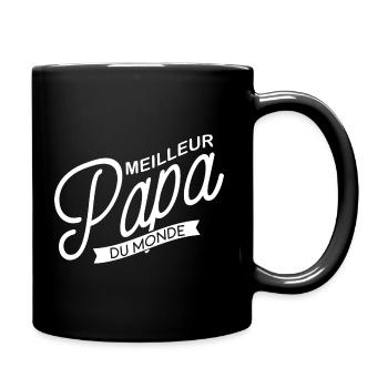 Meilleur papa du monde - Mug uni - noir - Droite