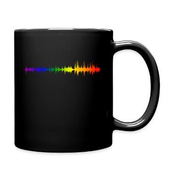 Musique sonore Gay Pride - Mug uni - noir - Droite