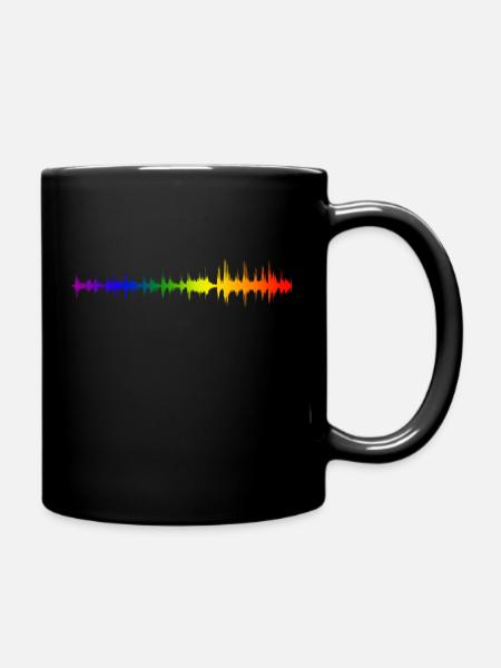 Sound Musik Gay Pride - Tasse einfarbig - Schwarz