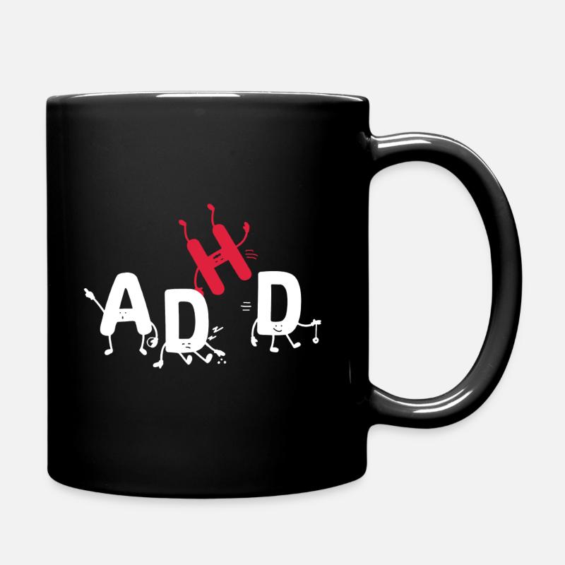 T-shirt TDAH - Mug uni - noir