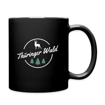 Thüringer Wald Thüringen Cadeau - Mug uni - noir - Droite