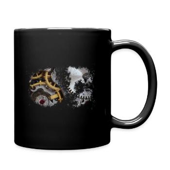 Mouvement automatique - Mug uni - noir - Droite