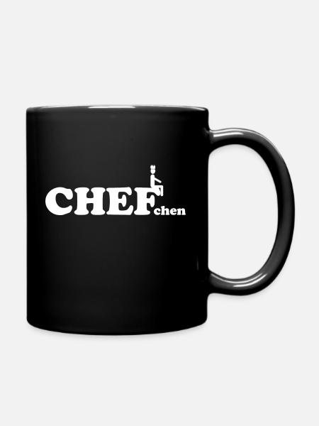 Kleiner Chef Chefchen Büro Team Angestellte Job - Tasse einfarbig - Schwarz
