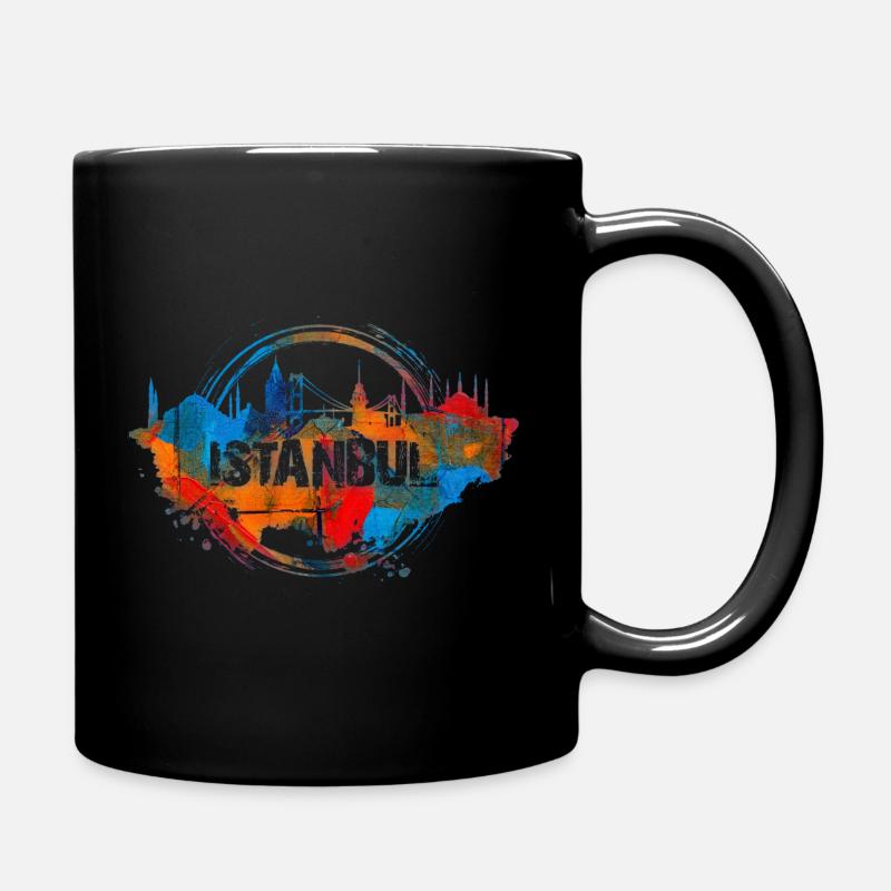 Istanbul Color - Tasse einfarbig - Schwarz