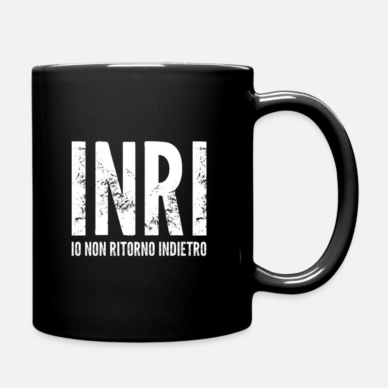 INRI B - Tasse einfarbig - Schwarz