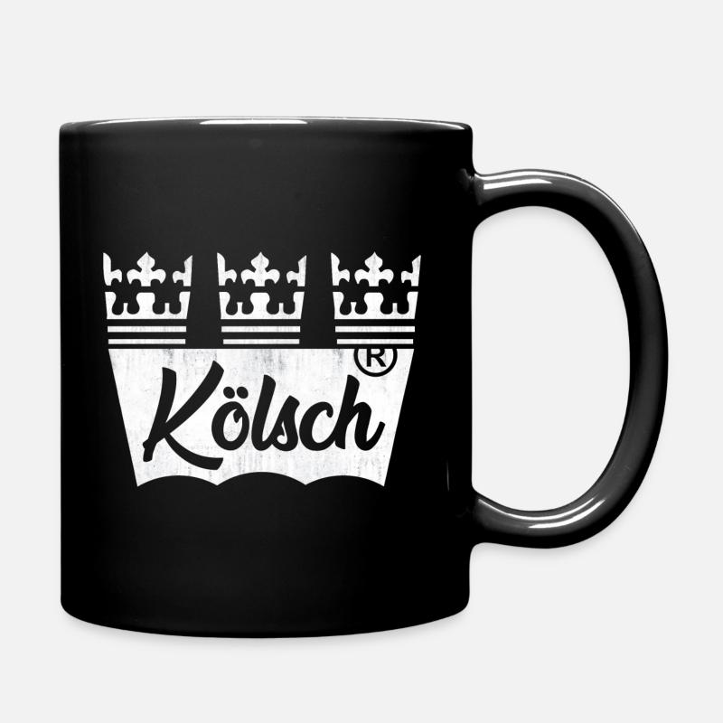 Orijinal Kölsch - Tasse einfarbig - Schwarz