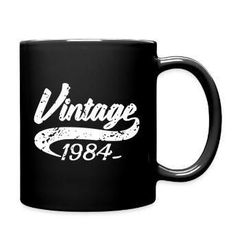 Vintage 1984 - Full Colour Mug - black - Right