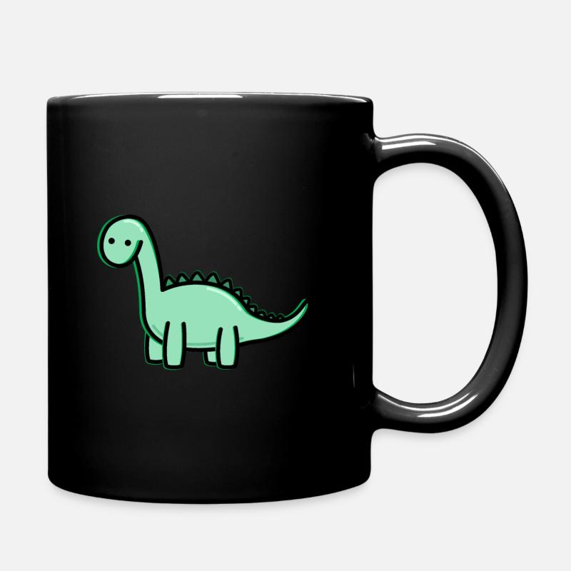 Cute Dino - Full Colour Mug - black
