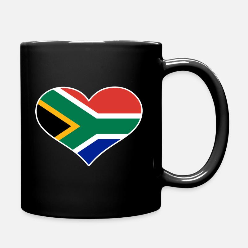 South Africa - Full Colour Mug - black