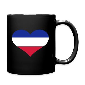 Pays-Bas - Mug uni - noir - Droite