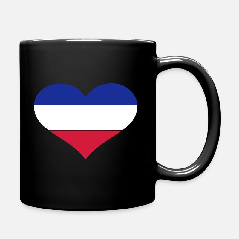 Niederlande - Tasse einfarbig - Schwarz