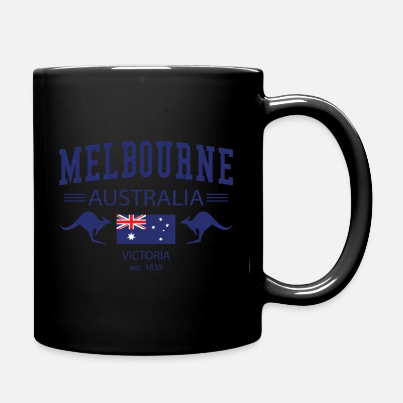 Melbourne - Tasse einfarbig - Schwarz