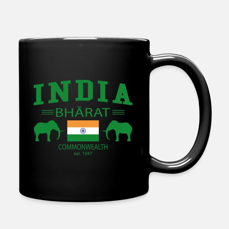 Inde - Mug uni - noir