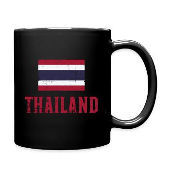 Thailand - Full Colour Mug - black - Right