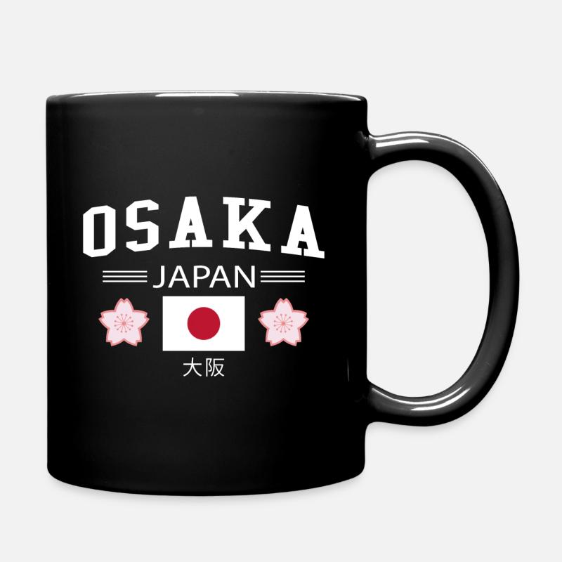 Osaka - Tasse einfarbig - Schwarz