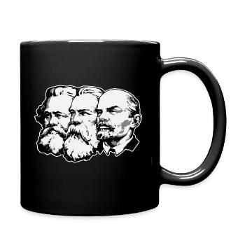 Marx - Engels - Lénine - Mug uni - noir - Droite