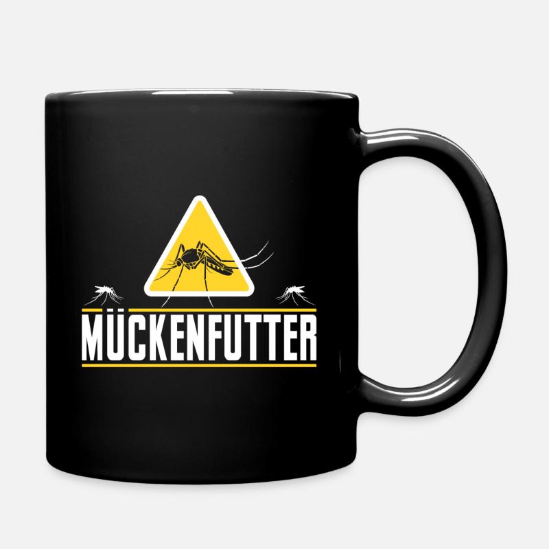 Mückenfutter - Tasse einfarbig - Schwarz