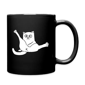 FIND X! - Tasse einfarbig - Schwarz - Rechts