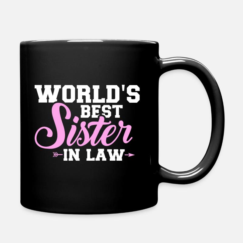 Schwägerin - Tasse einfarbig - Schwarz