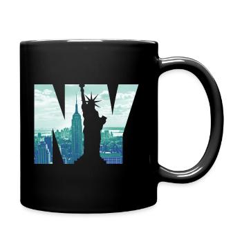 New York City Liberty - Mug uni - noir - Droite