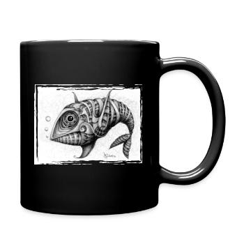 Fish & Fish - Full Colour Mug - black - Right