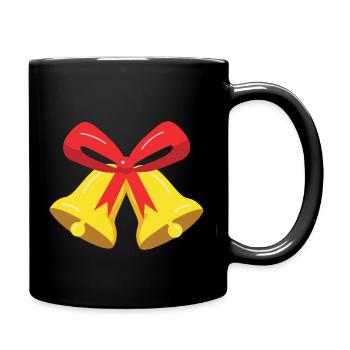 Christmas bell - Full Colour Mug - black - Right